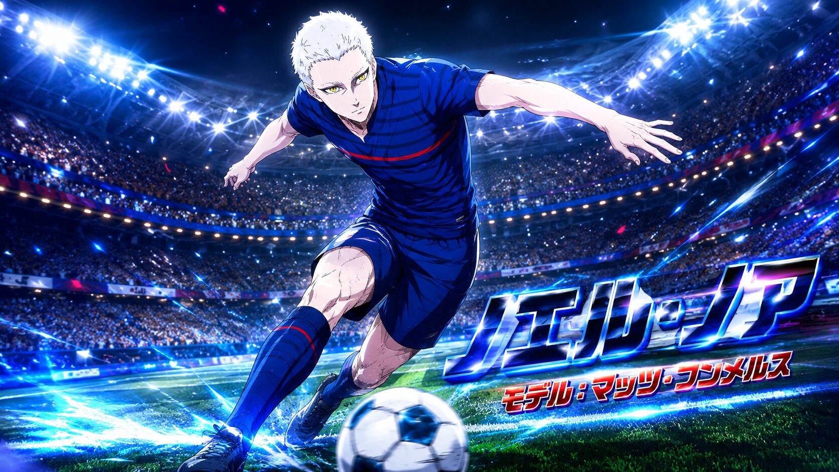 ブルーロック ノエル・ノア モデル マッツ・フンメルス ワールドカップ風イラスト